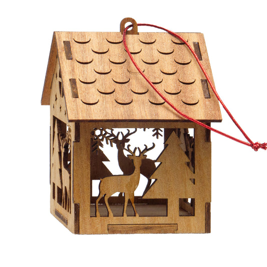 Deer and tree Christmas House