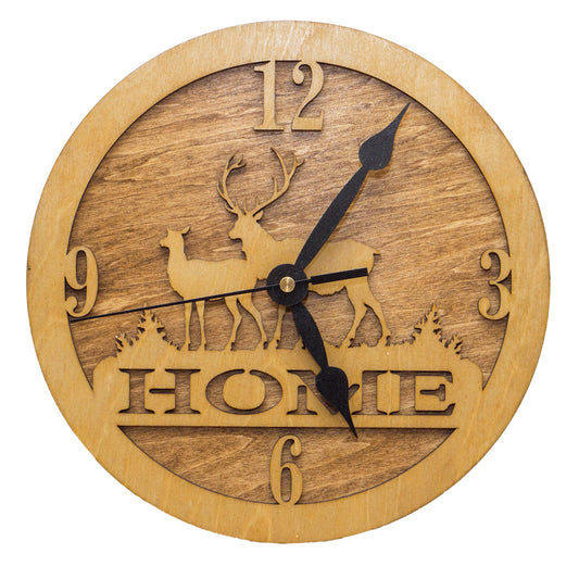 Deer Clock