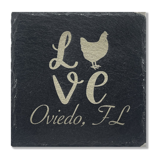 Love Chickens Coaster 216